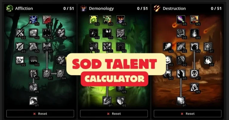 Sod Talent Calculator