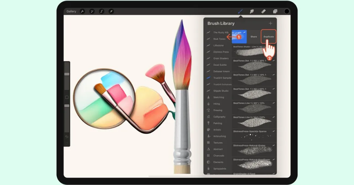 How to Mass Delete Brushes from Procreate