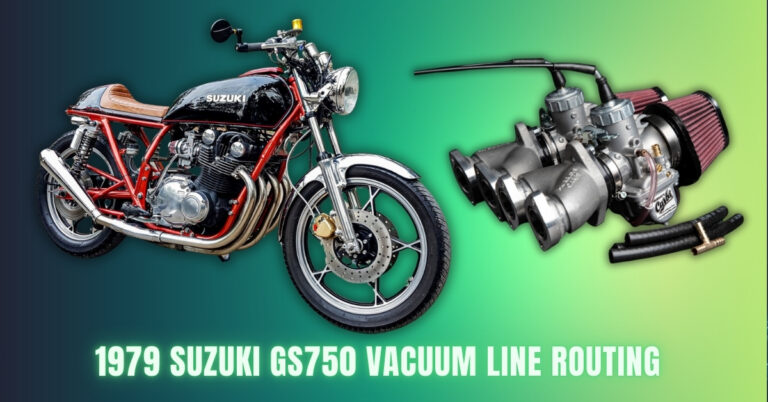 1979 Suzuki GS750 Vacuum Line Routing: A Comprehensive Guide